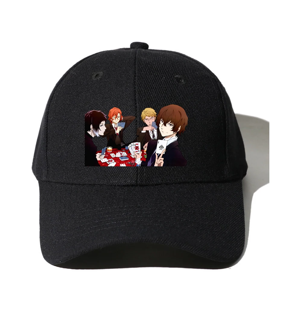 

Cartoon Baseball Cap Spring Autumn Men Snapback Dad Hat Teenagers Hip Hop Caps Baseball Cap for aniem Bungo Stray Dogs