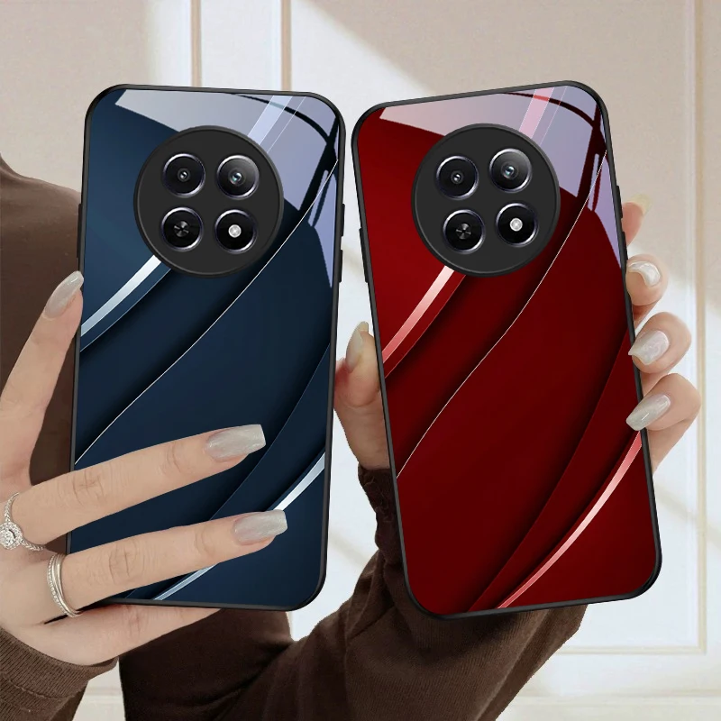 Фото Ультимативный темный эстетичный чехол для телефонов Oppo Realme 14 12 11 10 8 C53 C55 C65 C61 C63 C31 C67 C75 C51 GT 6 7 2Pro Neo50 3 из стекла №4