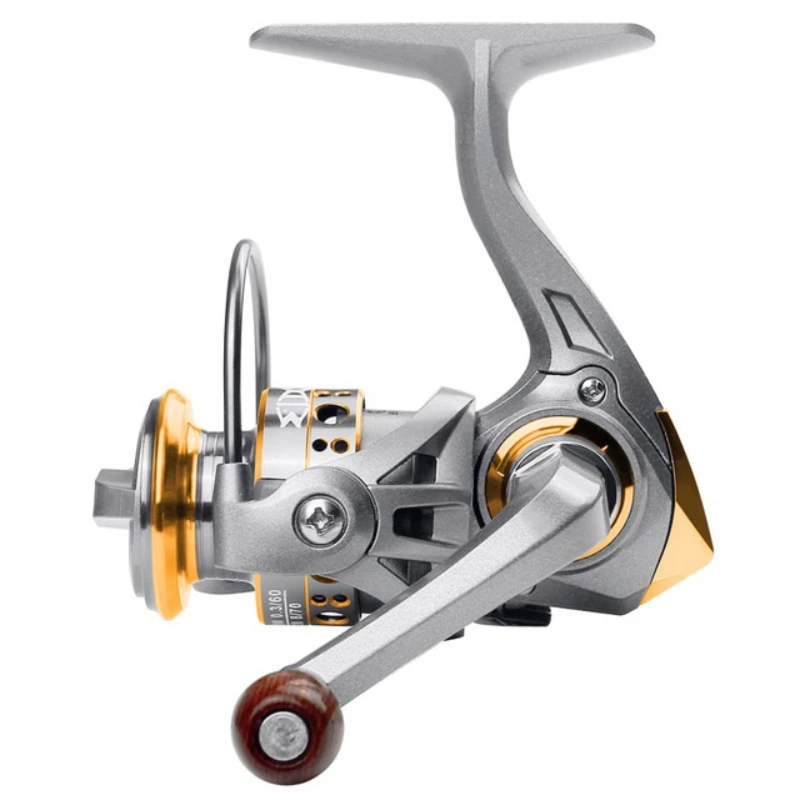 

Fishing Reel AK 500 Spinning Reel Max Drag 5KG No Gaps 136g Super Light More Power High Quality Mini Reel Fishing