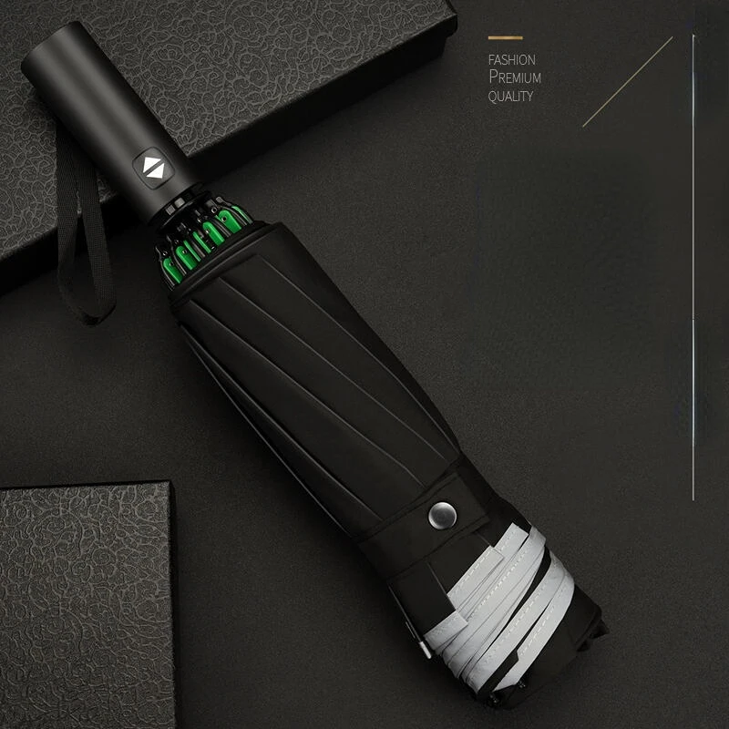 

Strong Umbrella Windproof Automatic Reverse Umbrella Reflective Strip Business Foldable Large Umbrella for Men Guarda Chuvas