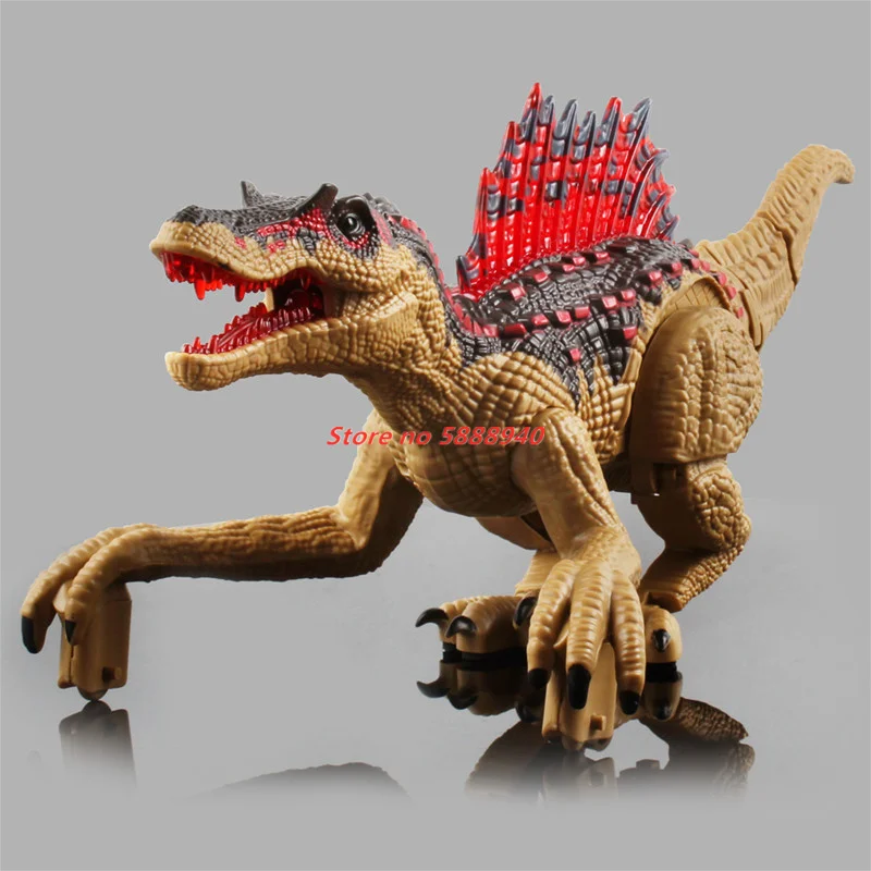 40 см 2 4G RC динозавр игрушка вспышка качели дракон рев ходьба музыка электрический
