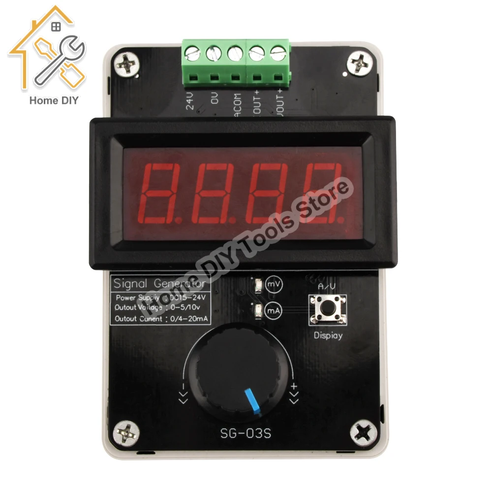 

0-20mA/4-20mA 0-10V Digital Voltage Current Signal Generator Current Transmitter Professional Electronic Measuring Instruments