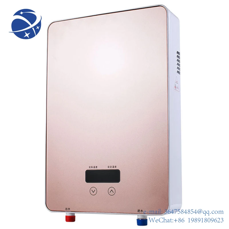 

YunYiecotouch небольшая мгновенная безрезервуарная электрическая горячая вода с непрерывным потоком