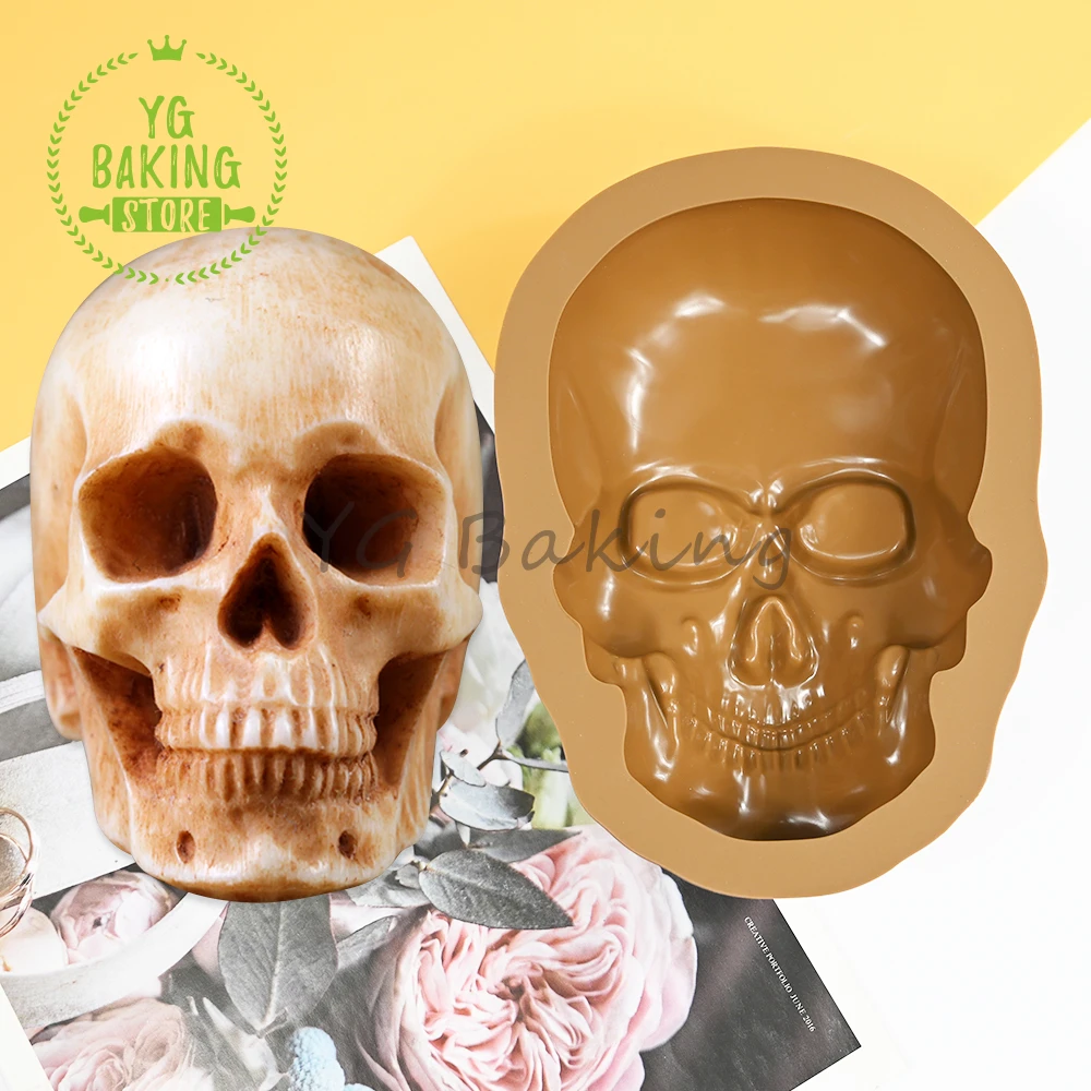 

Dorica силиконовая форма для торта 3D череп/клоун