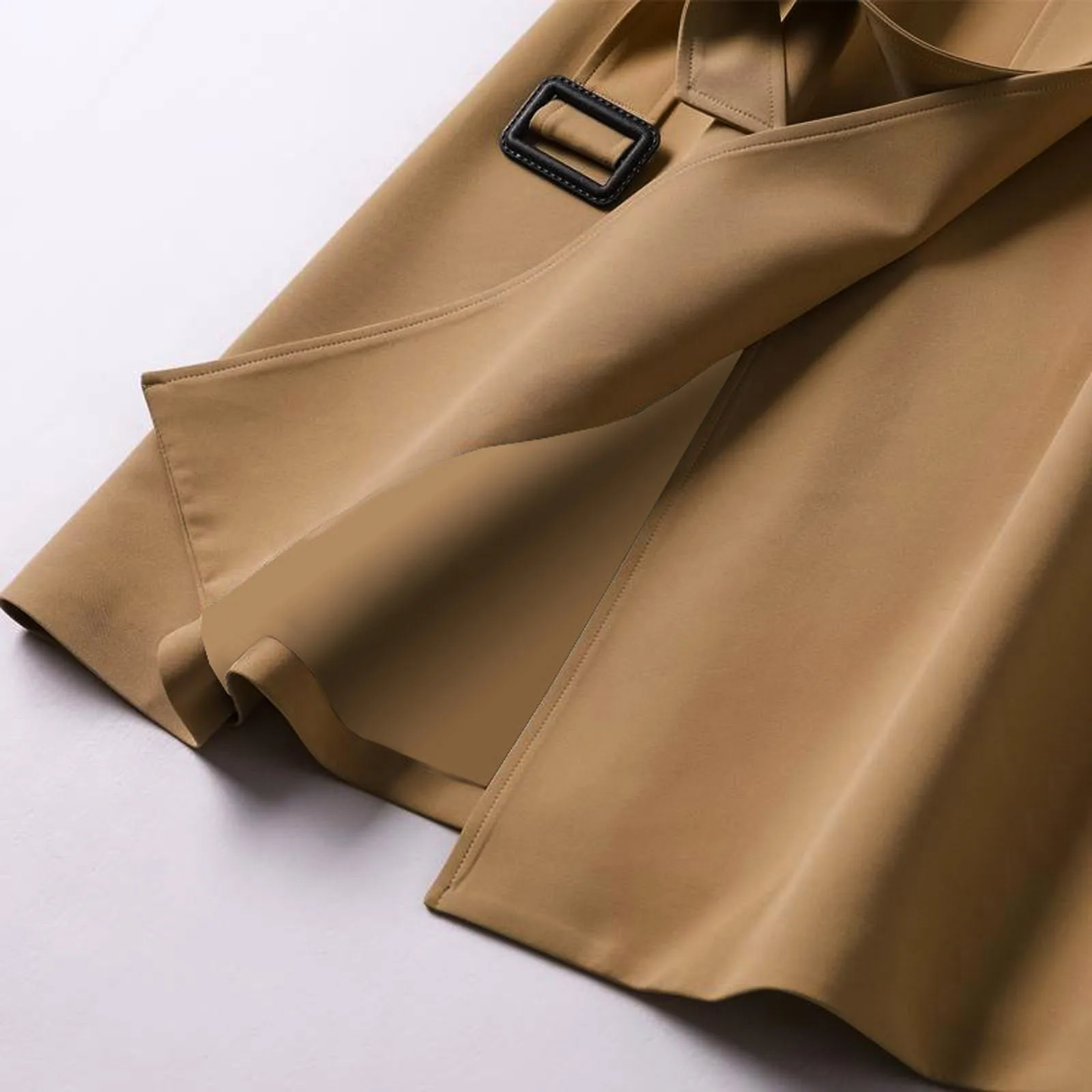 2024 новая уличная длинная куртка повседневная офисная женская на пуговицах