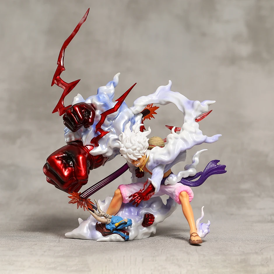 

One Piece Sun God Nika Gear 5 Monkey D Luffy Battle Ver PVC Collection Model Statue Anime Figure Toy