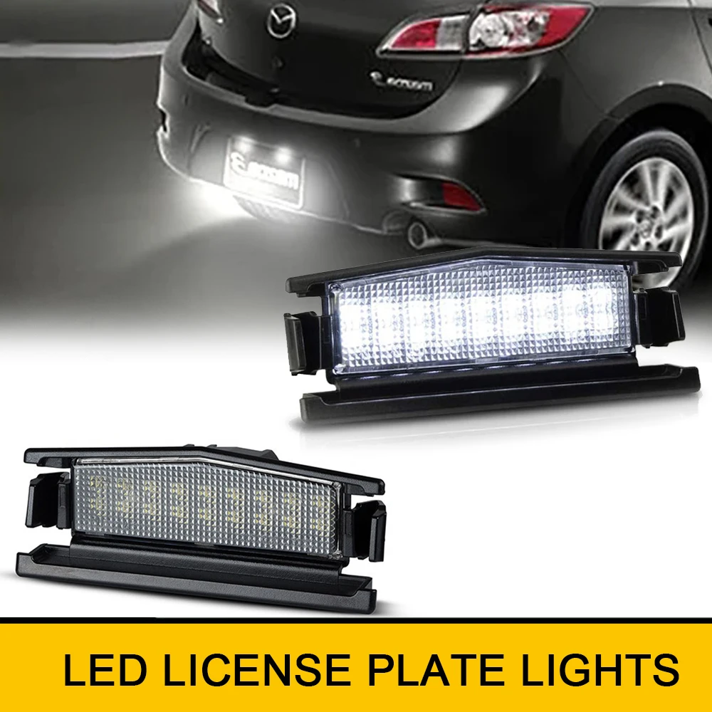6000K белые светодиодные задние фонари номерного знака для Mazda MX-5 Miata 2 Harchback MK3