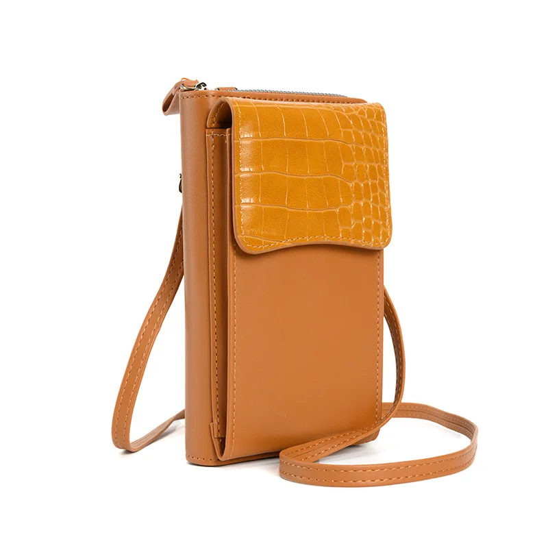 Luxury Designer Women's Long Purse High Quality Leather Vintage Wallet Female Clutch Shoulder Bag Phone Pocket Card Holder Bags