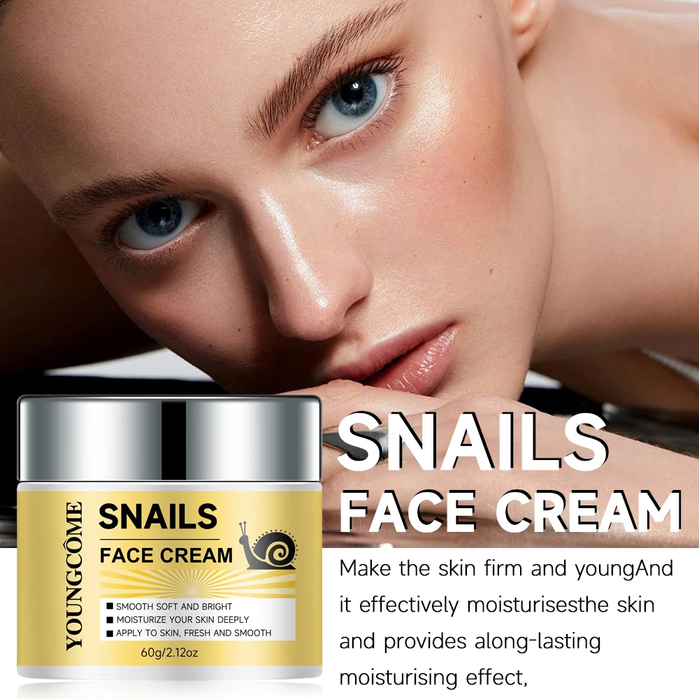 Многофункциональный крем для лица Snail увлажняет и омолаживает кожу