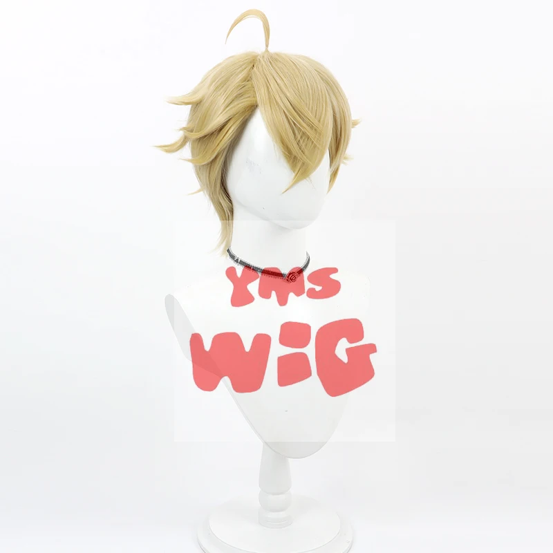 Новый Arknights модный кожа текила косплей парик короткие желтые термостойкие