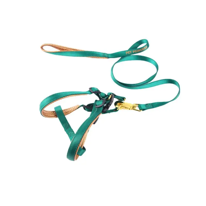 

Нейлоновая шлейка-поводок для собак, Длинная регулируемая, не стягивается, с 2 пряжками