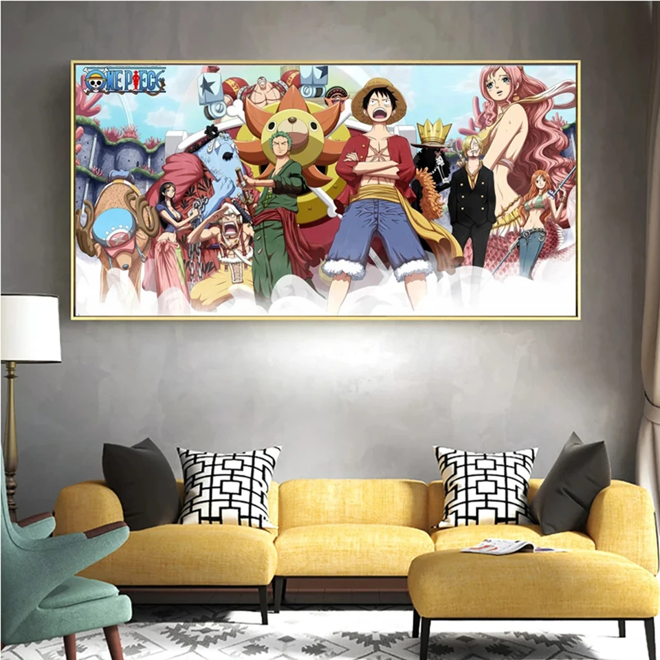 Аниме One Piece DIY 5D алмазная живопись вышивка крестиком Женская Группа искусства