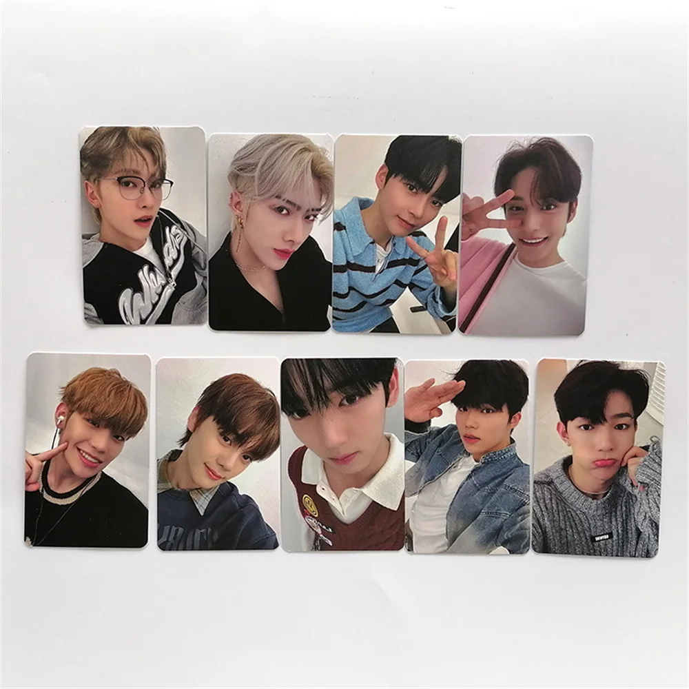 

KPOP ZB1 Mini Album Photocards 9Pcs/Set LOMO Cards Double Sides Waterproof Postcard Fans Gift Collection Zhanghao Matthew Ricky