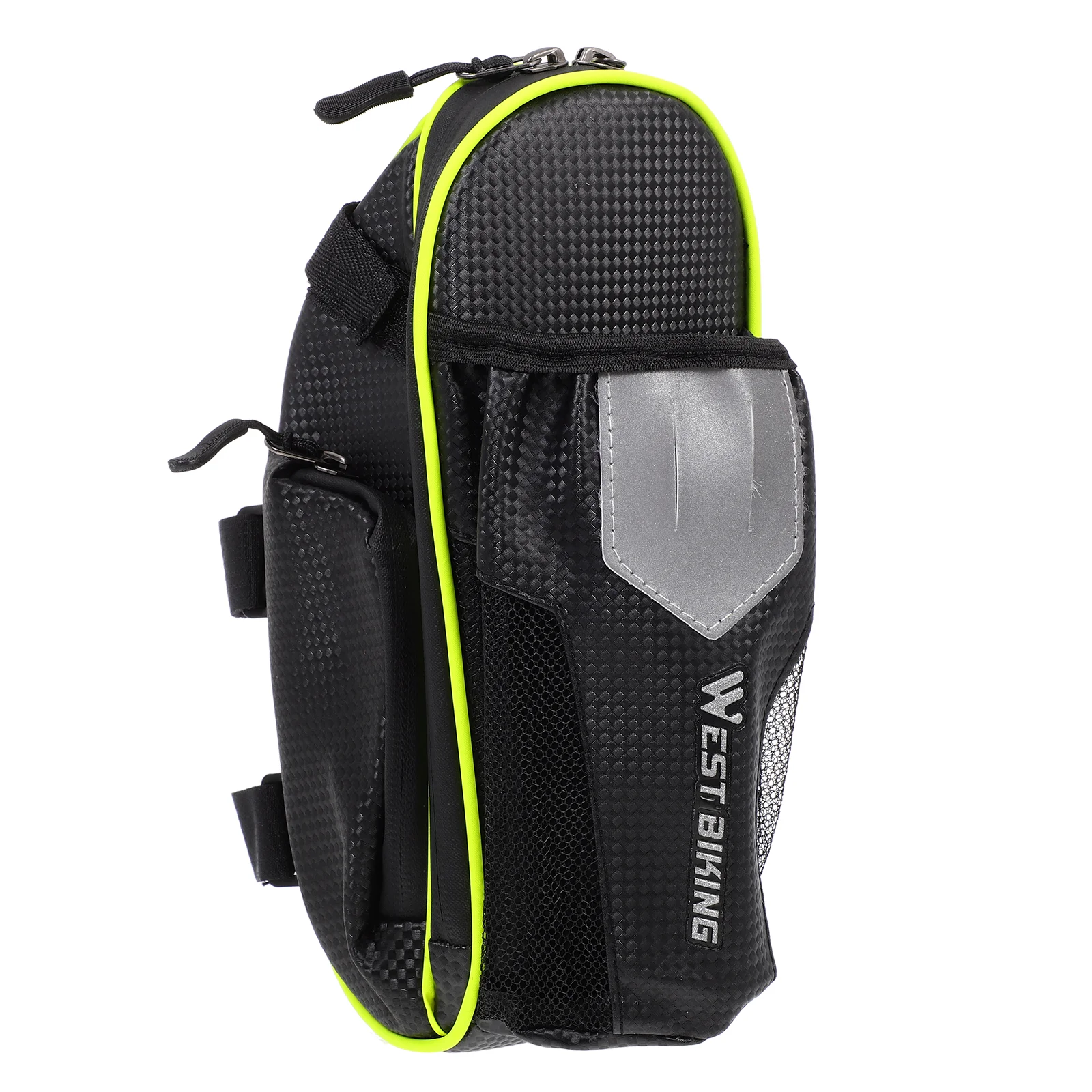 

Bag Nylon Bike Carry Pouch Bicycles Equipment Reflective Mountain Bike Bag Convenient Bike Rear Pouch for Outdoor Cyclist