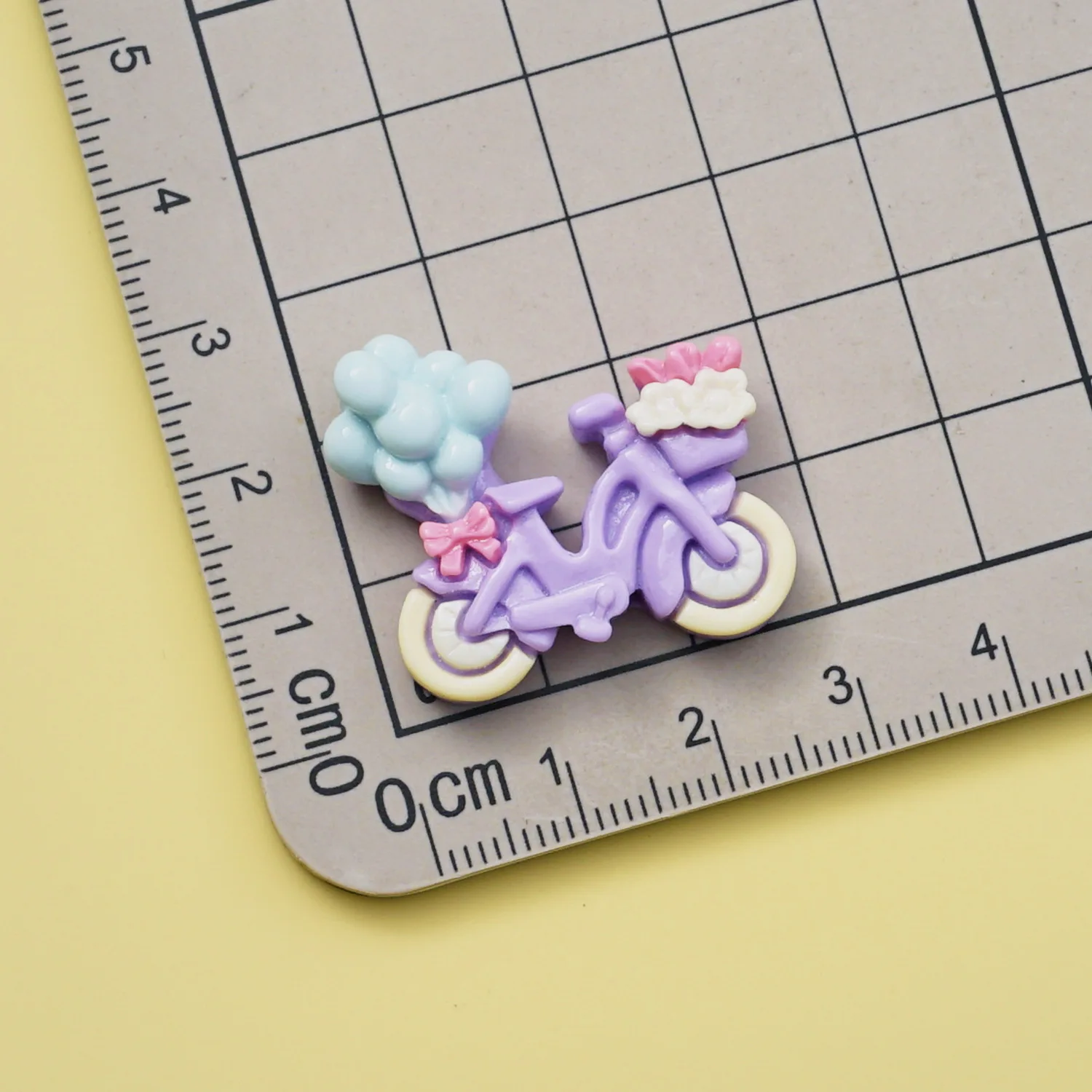 100 шт. кавайный велосипедный шар с плоской задней частью смоляный кабошон поделки