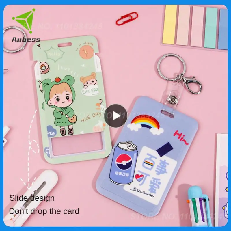 

Card Cover With Buckle Simple And Delicate Campus Card Set Creative Cute Strong And Sturdy Id Case Student Supplies Campus
