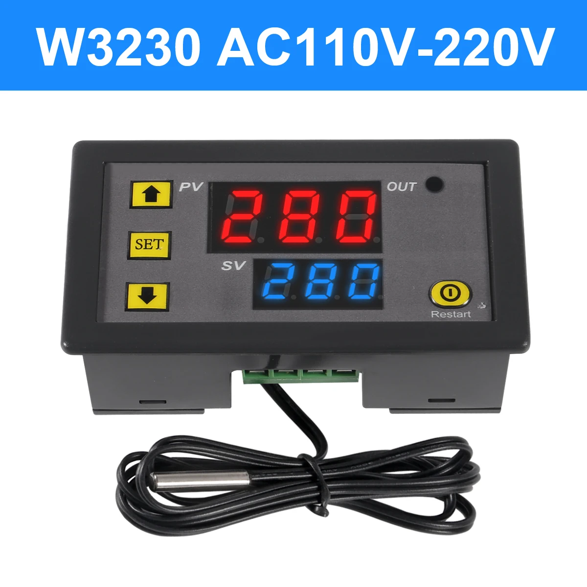 

Цифровой регулятор температуры W3230 для дома