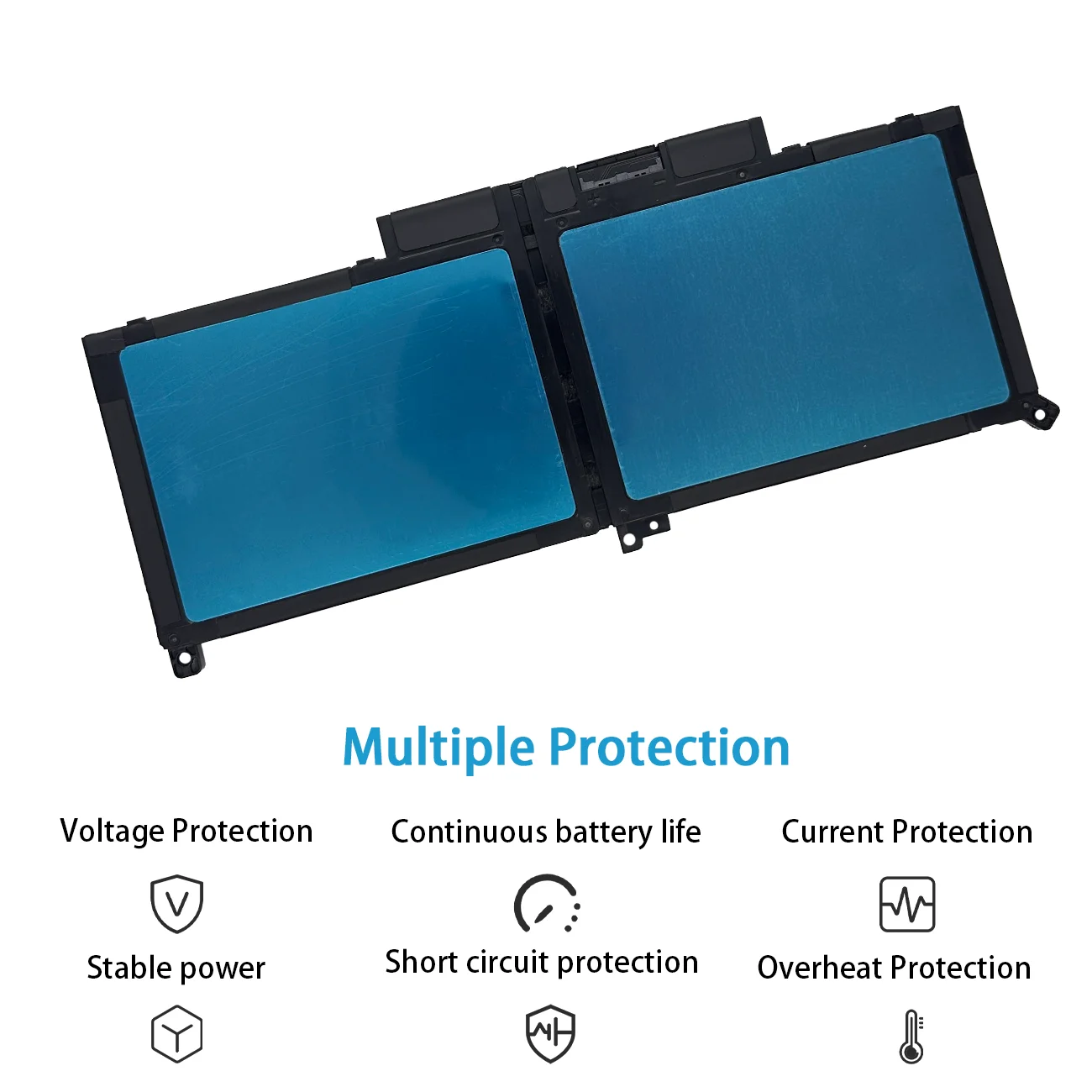 Аккумулятор F3YGT для ноутбука Dell 7480 2X39G Latitude 7390 7280 7290 7380 7490 E7280 E7480 E7490 12 7000 13 14 Series