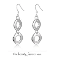 classic square circle geometric earrings korea fashion 925 sterling silver statement jewelry for women 2022 trending style