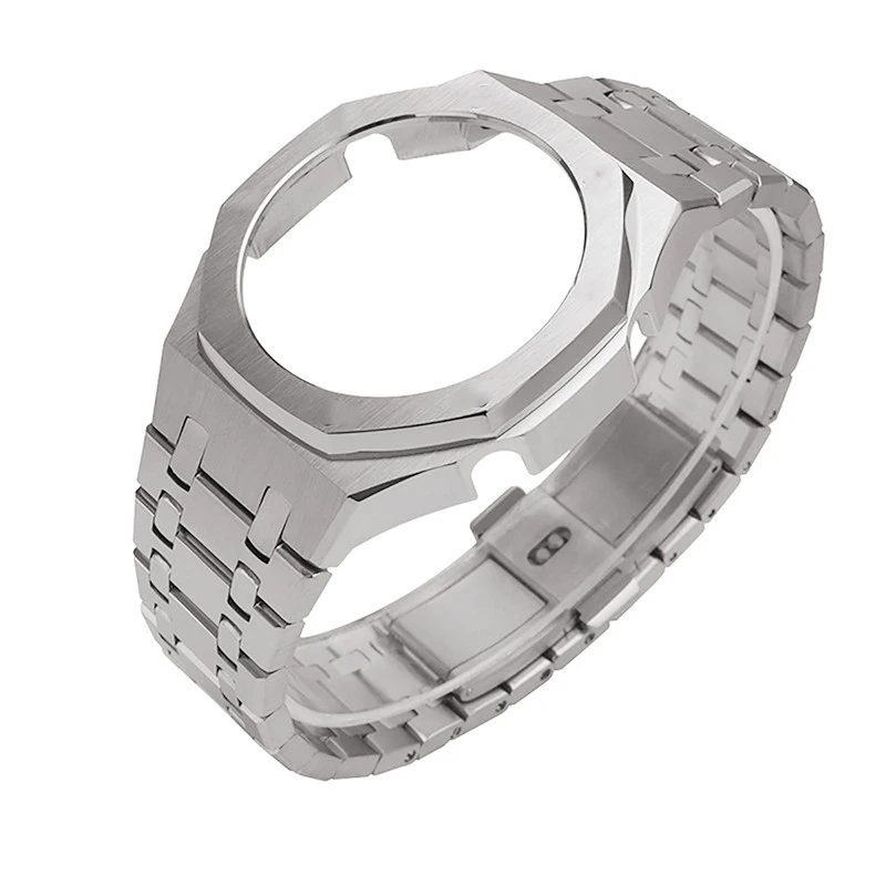 Spot Farm Oak GA2100 Modified Metal Accessories Case Band Watch Upgrade Stainless Steel Watch Band