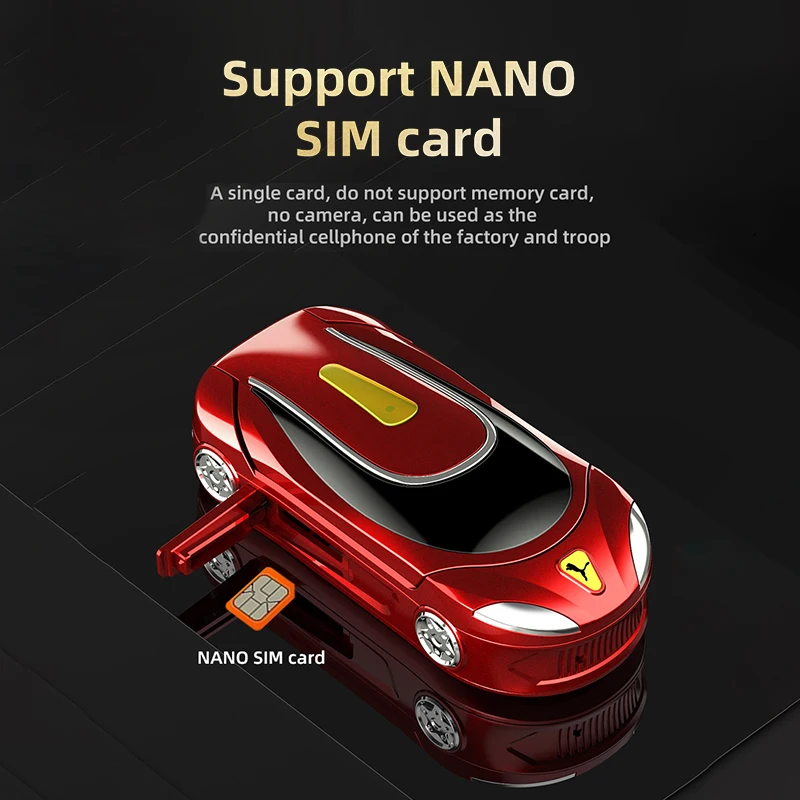 UNIWA F18 2G Mini Flip Cellphone 1.08