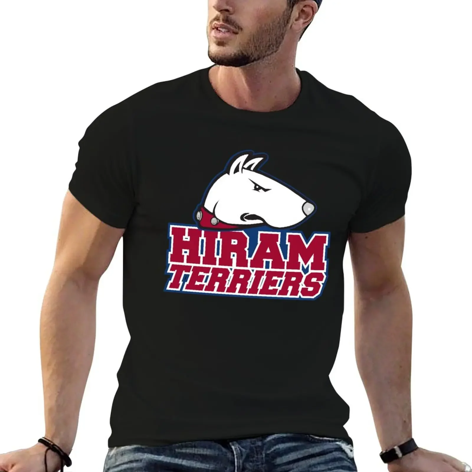 Футболка Hiram terriers футболка с аниме мужская 100 ℅ хлопок