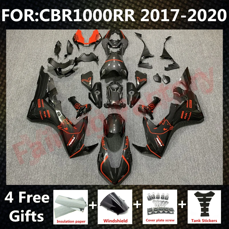 

NEW ABS Motorcycle Whole Fairings kit fit for CBR1000RR CBR1000 CBR 1000RR 2017 2018 2019 2020 full Fairing kits carbon fibre