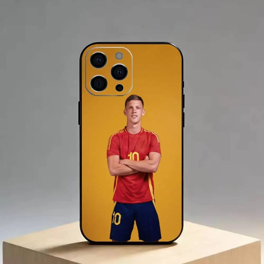 Фото Чехол для телефона D-Dani O-Olmo-Football-Sport для iPhone 17, 16, 15, 14, 13, 12, 11 Plus, Pro Max, XS, мягкий силиконовый, черный №3