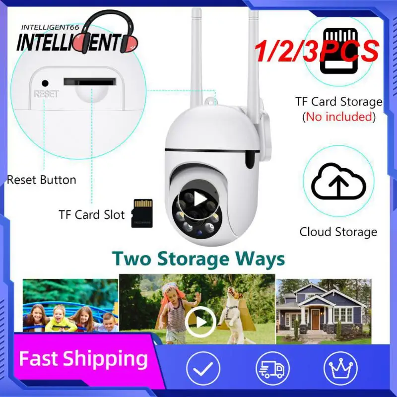 

IP-камера наружная беспроводная, 2,4 ГГц, Wi-Fi, PTZ, 4-кратный зум