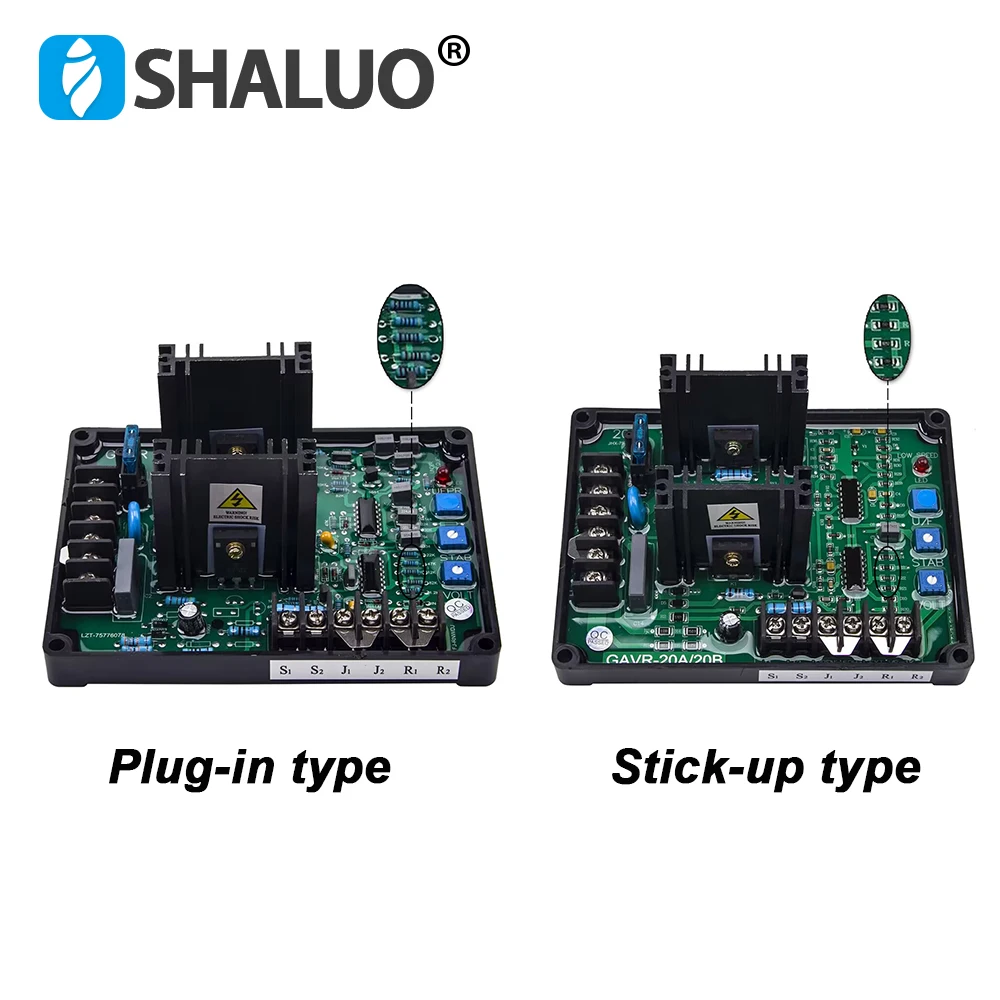 Автоматический стабилизатор генератора напряжения GAVR8A AVR12A 15A 20A Gavr-8A AVR, панель управления, бесщеточный генератор, запасные части
