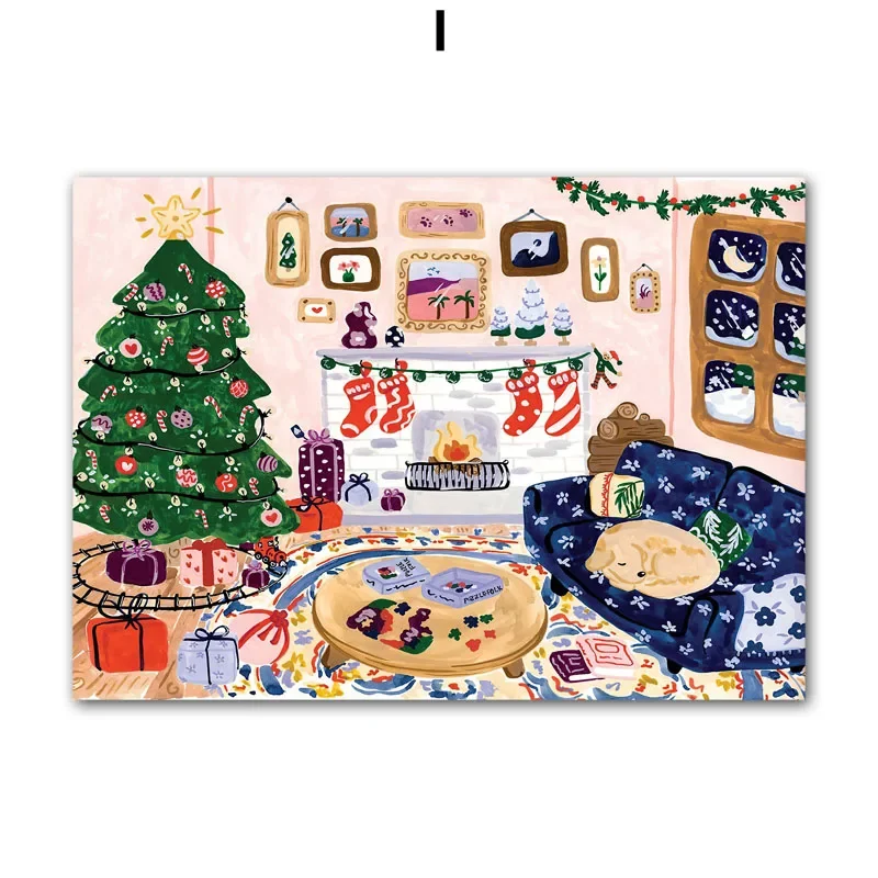 

Картина на холсте "Зимний Рождественский подарок"