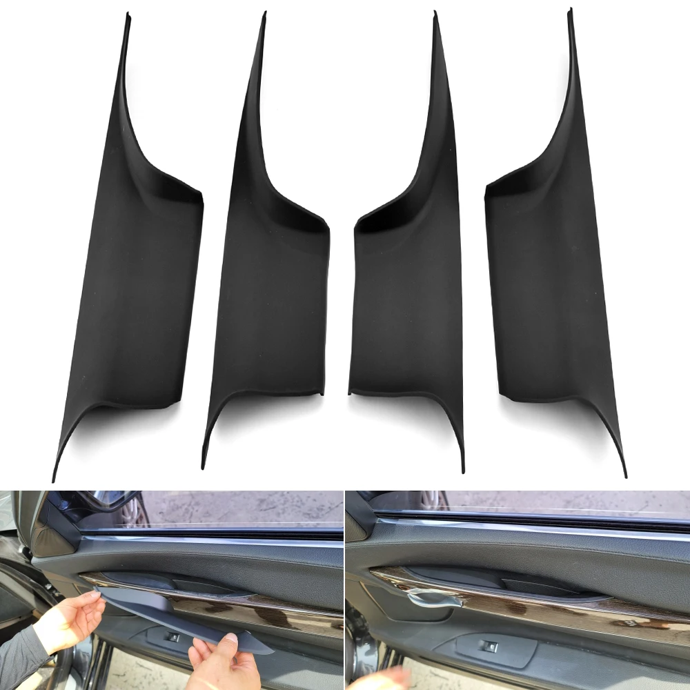 

Car Interior Door Handles Cover For BMW F01 F02 7 Series Front Left+ Right Inner Doors Panel Handle Trim 51419115501 51429151211
