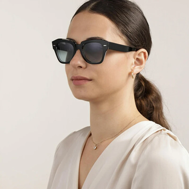 

Kacamata Hitam Lensa Kaca untuk Pria Wanita Persegi STATE STREET Baru 2022 Desainer Fashion Mewah UV400 Kacamata Hitam Kualitas