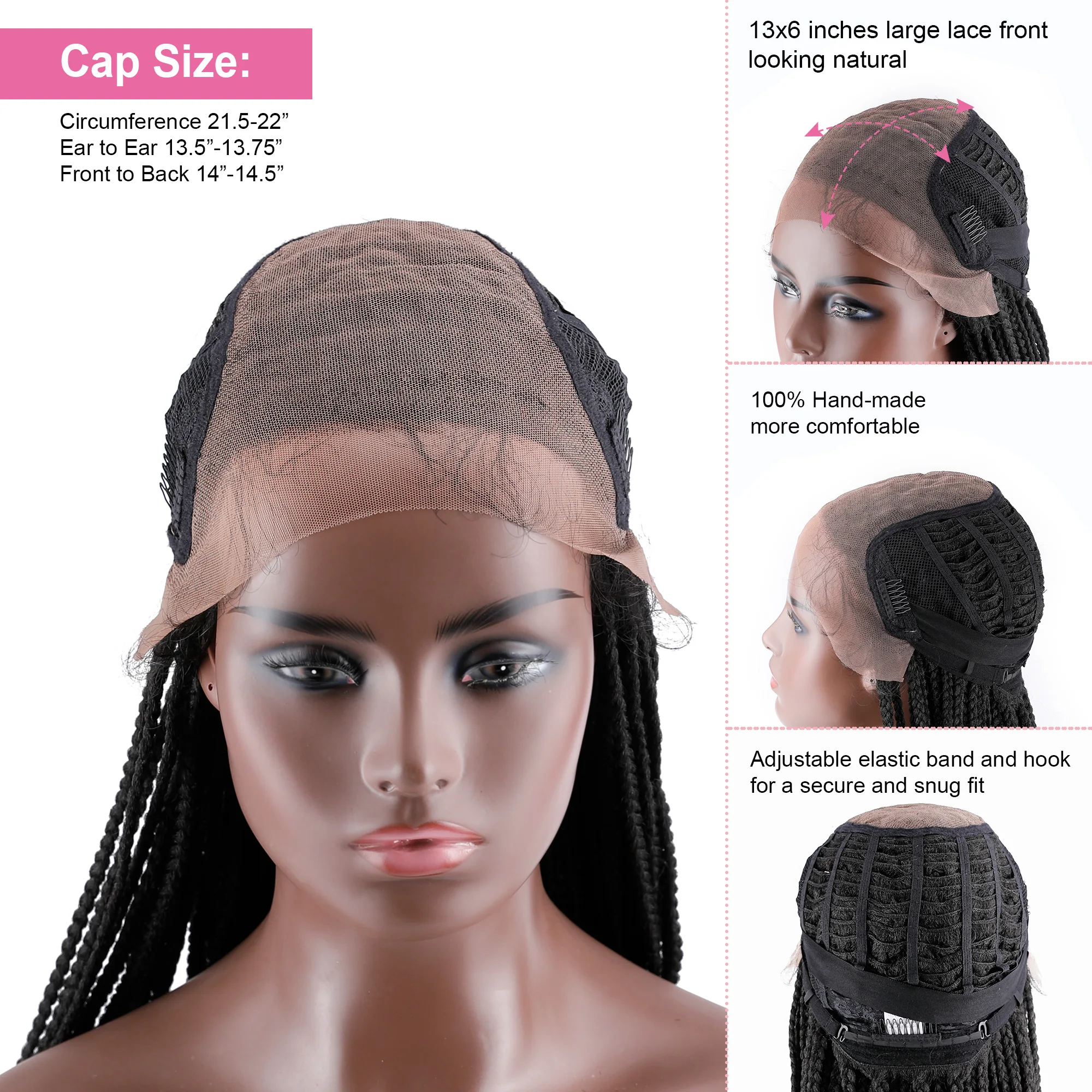 Рисунок 6 - Парик без кос Akono Cornrow