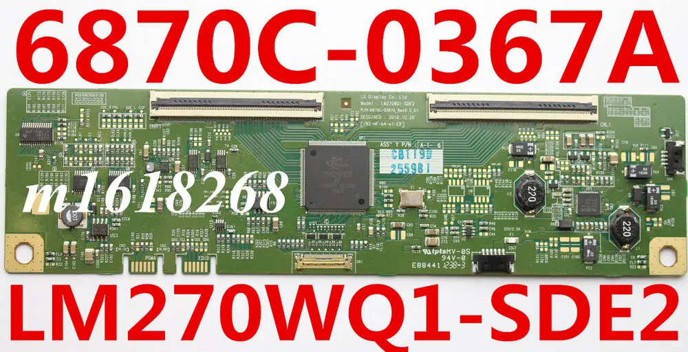 

For 6870C-0367A LG Display T-con Board 6870C-0367A_Rev0.5_D1 Philips Vizio SONY