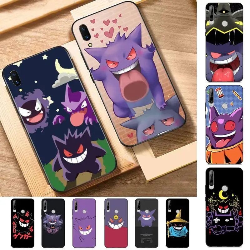 

BANDAI Gengar Pokemon Phone Case for Huawei Y 6 9 7 5 8s prime 2019 2018 enjoy 7 plus