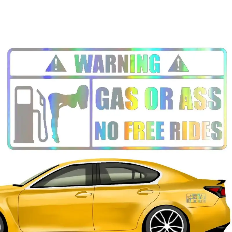 Автомобильные светоотражающие наклейки, 15x7 см