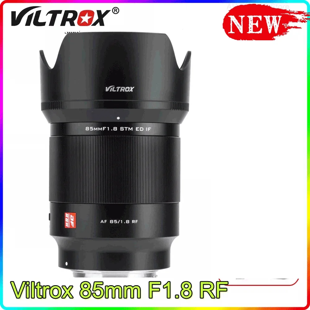 

Viltrox 85 мм F1.8 RF STM портретный объектив с автофокусом Большая диафрагма полная Рамка для фотоаппаратов Canon EOS-R RF Mount EOSC70 R3 R5 R6