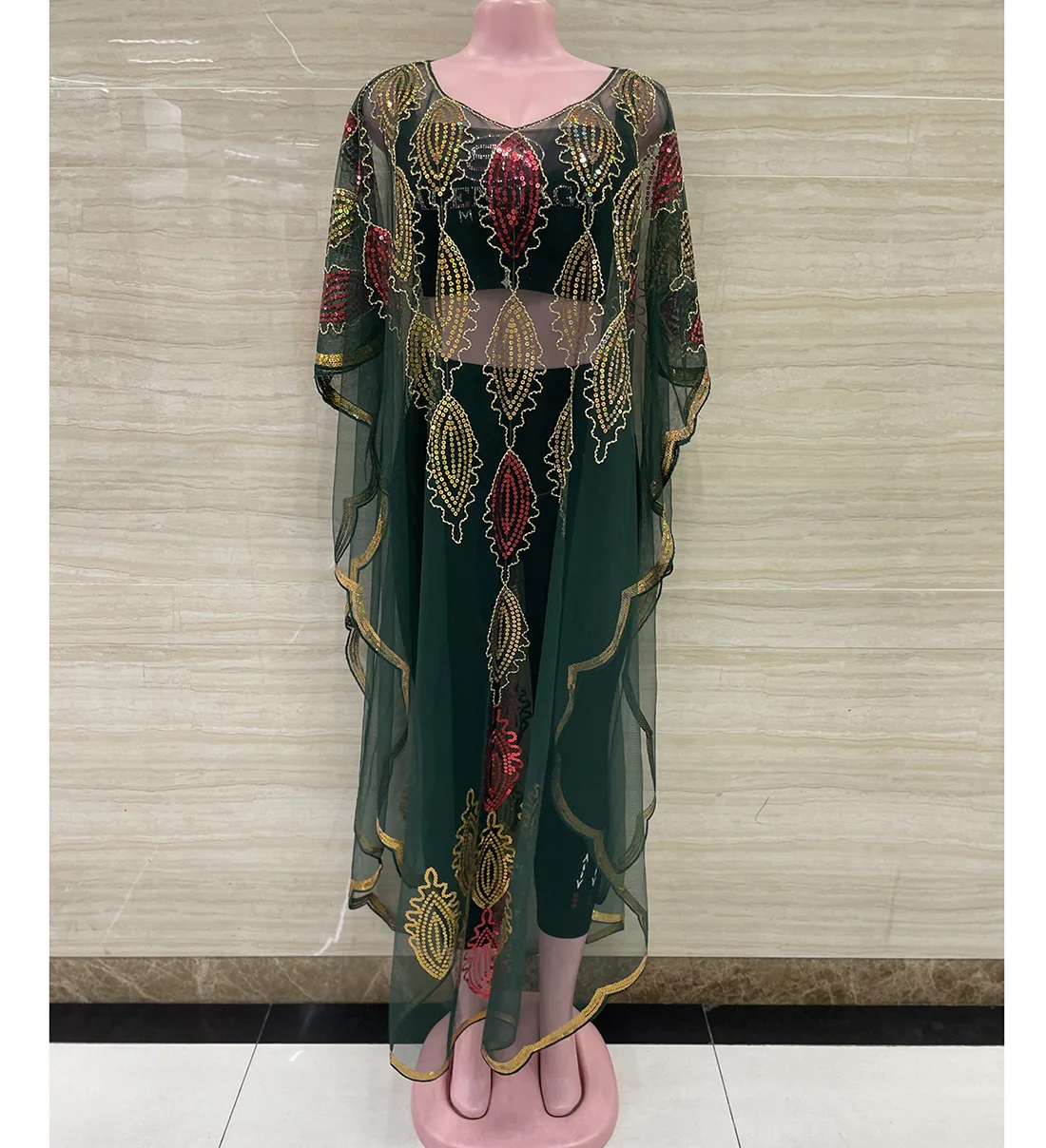 

Новое Африканское женское Дашики модное абайя стильное шифоновое Свободное длинное платье с золотыми блестками свободный размер