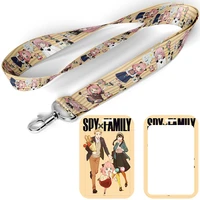 c2935 anime spy%c3%97family lanyard for keys keychain id card pass mobile phone usb badge key ring holder neck straps accessories