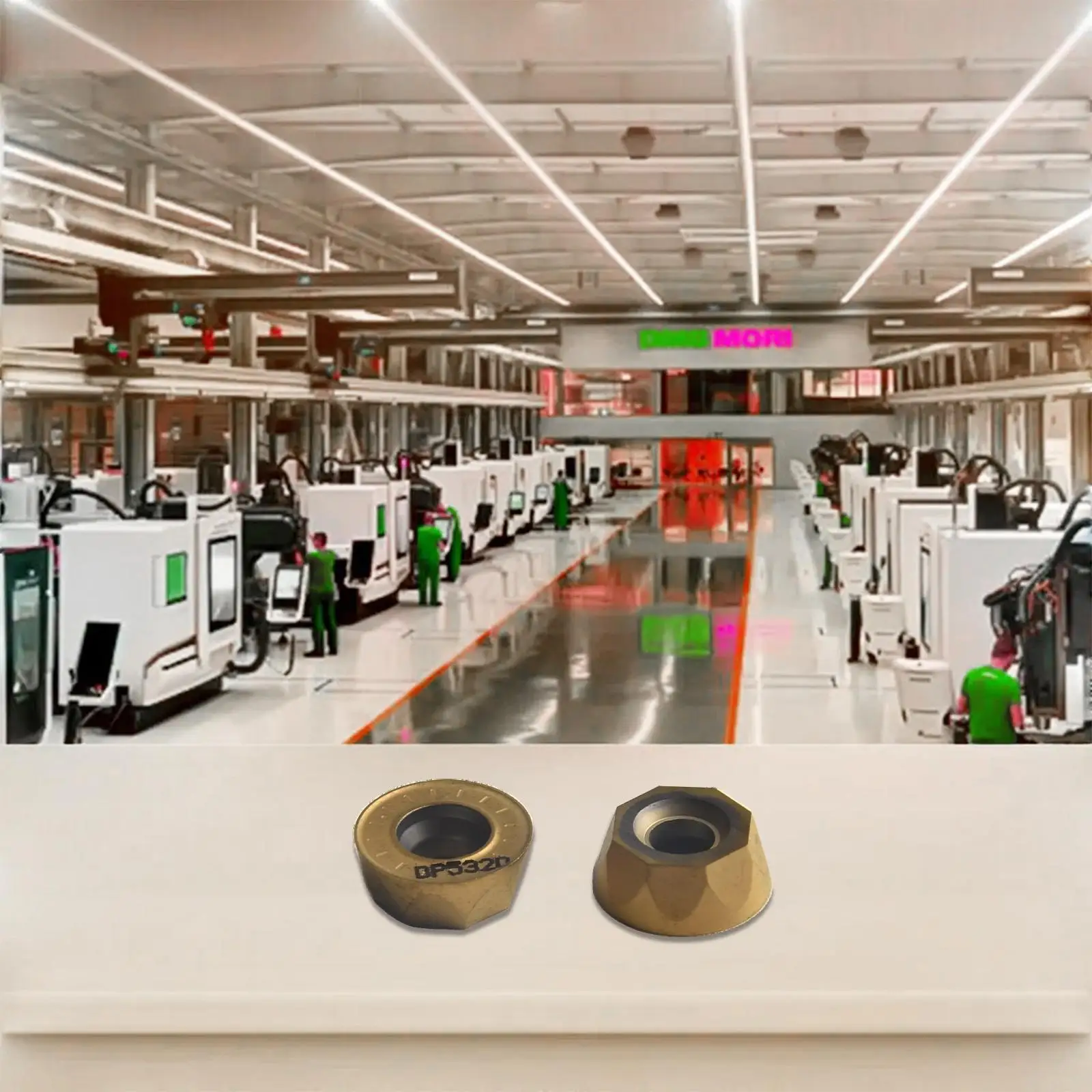 10 шт. RPMT1204-M-C DP5320 вставки R6 карбидные круглые фрезерные с ЧПУ для стали SRDPN