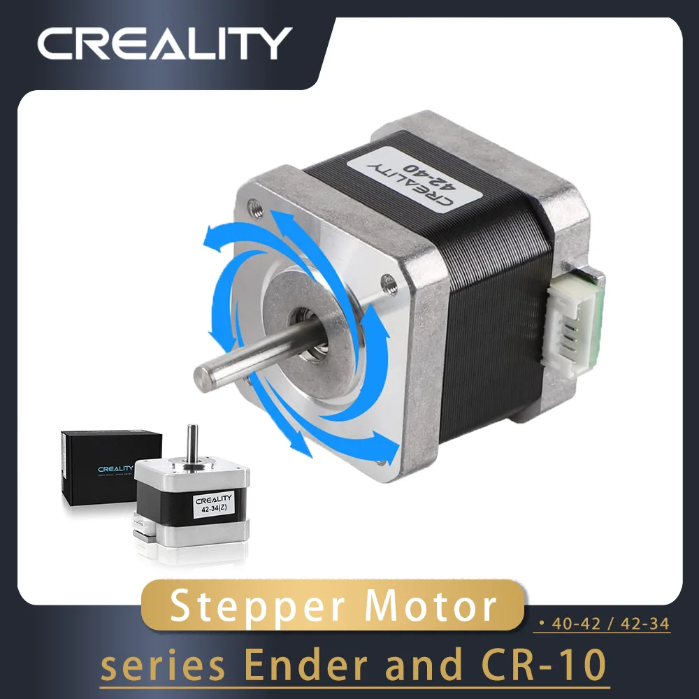 

Creality 42-34/42-40 Stepper Motor 2 Phase 1A 1.8 Degree 0.4N.M Extruder Motor with E Axis for Ender-3 / CR-10 Series 3D Printer