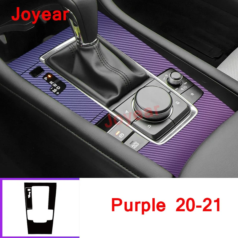 

For Mazda 3 Axela 2020-2021 Car Central Console Frame Wear-resistance Console Trim Gear Cover Interior Accessories