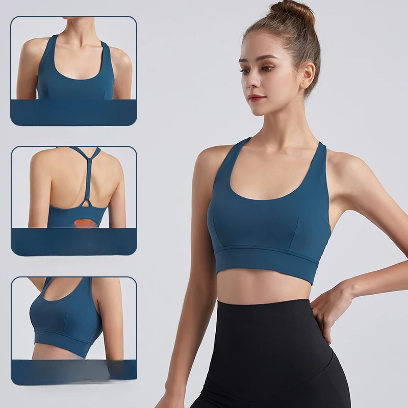 Топ женский спортивный Женский корсет бюстгальтер пуш-ап укороченный топ для