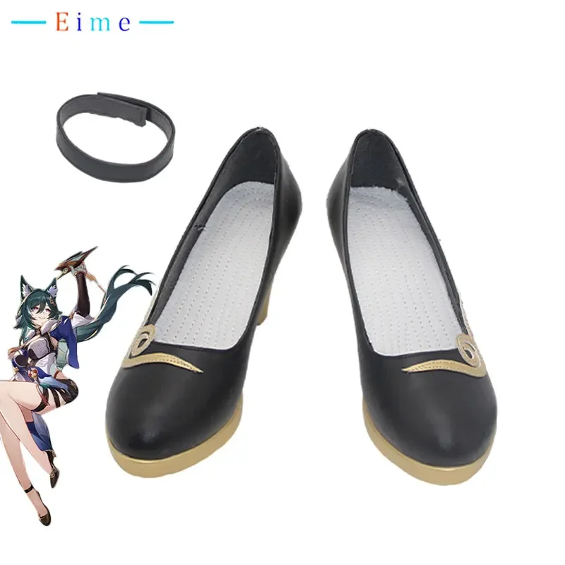 Обувь для косплея из искусственной кожи (полиуретан)