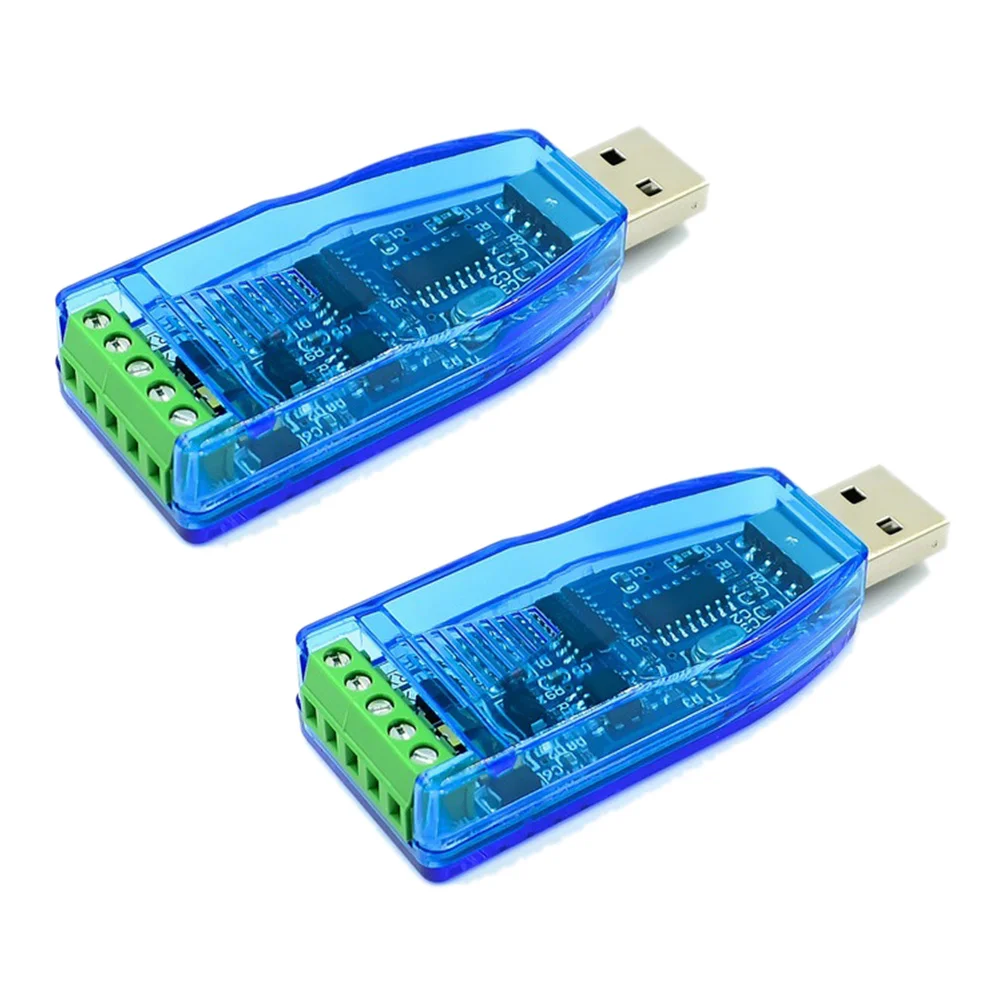 Фото 2 шт., USB-преобразователь RS485, модуль изоляции, обновление промышленных телевизоров, Защита от электростатического разряда, стандартная зеркальная плата CH340E №1