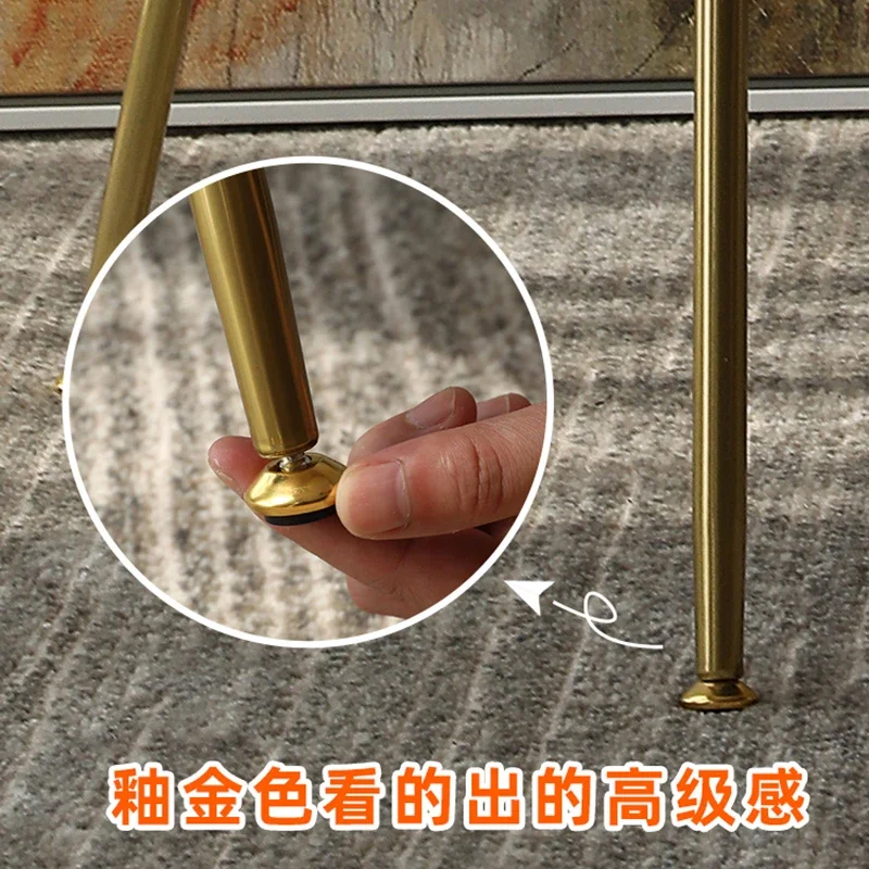 Скандинавское кресло для макияжа спальни дизайнерский металлический комод