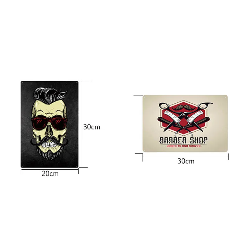 Металлический винтажный знак для парикмахера плакат кафе бара паба настенный