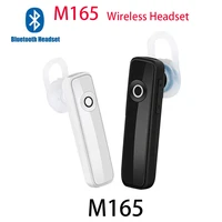 2022new m165 mini wireless bluetooth headset stereo bass noise cancelling hands free earbuds with microphone for all smartphones