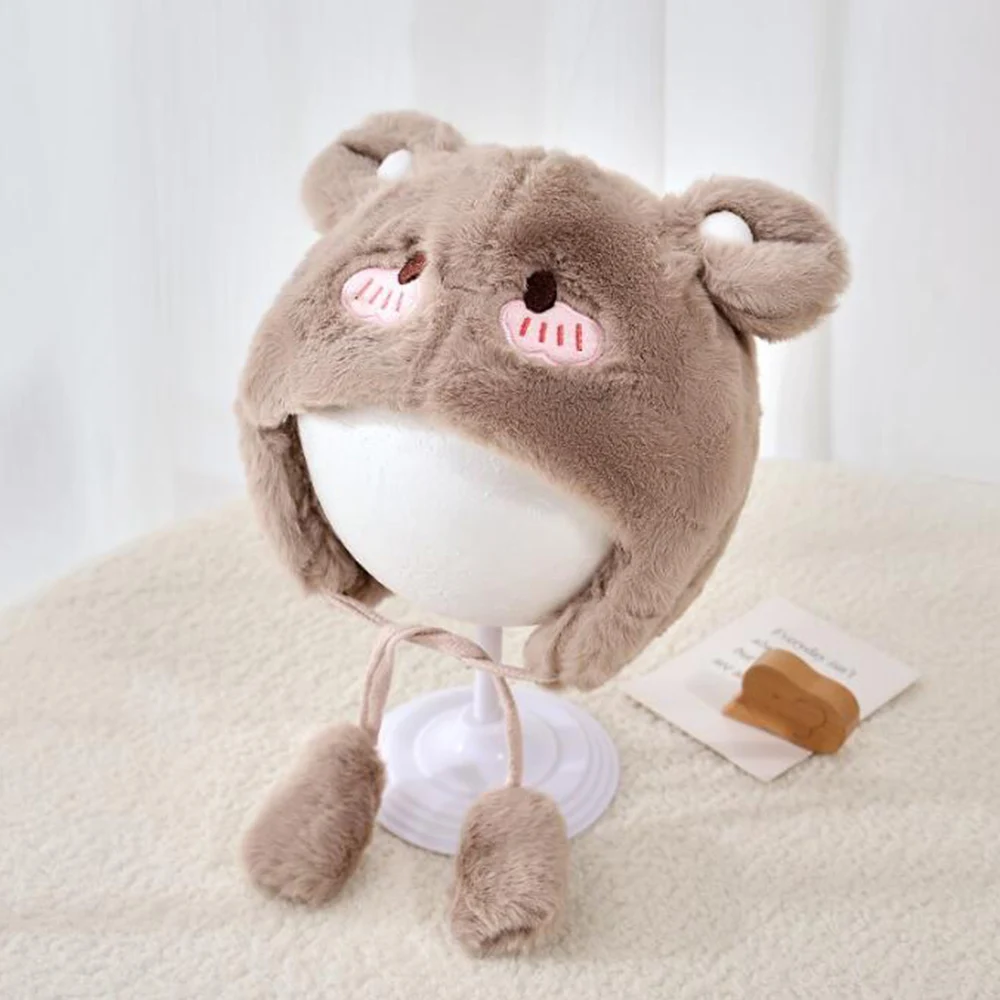 Зимняя шапка для маленьких мальчиков милая толстая теплая рождественская